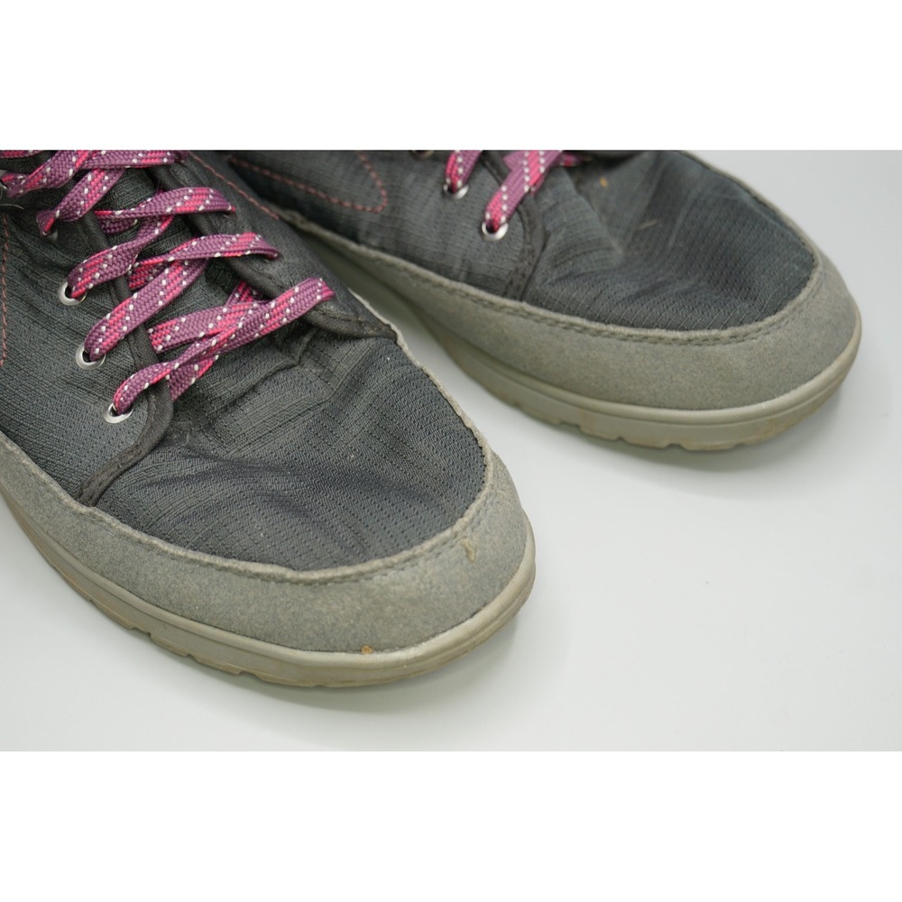 Women's Sz 8 M Patagonia Activist Puff High Waterproof Boots Black Dark Currant - Picture 2 of 7